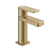 Abacus Edge Mono Basin Mixer - Brushed Brass