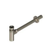 Abacus Designer Round Bottle Trap - Brushed Nickel