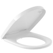 Villeroy & Boch O.Novo Compact Soft Close Toilet Seat and Cover with Quick Release - White Alpin