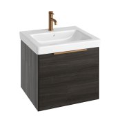 Abacus S3 Concepts 550mm Vanity Unit & Basin - Lava Wood