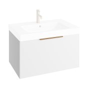 Abacus S3 Concepts 800mm Vanity Unit - Matt White