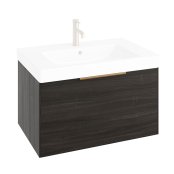 Abacus S3 Concepts 800mm Vanity Unit - Lava Wood