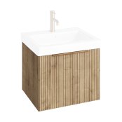 Abacus S3 Linear Concepts 550mm Vanity Unit - Halifax Oak