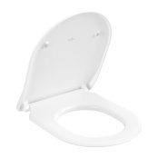 Villeroy & Boch Subway 2.0 Slim Soft Close Toilet Seat and Cover - White Alpin