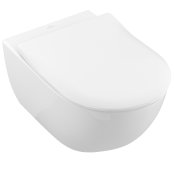 Villeroy & Boch Subway 2.0 Combi-Pack Rimless Wall-Hung Toilet with Seat - White Alpin