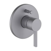 Kartell by Laufen Concealed Bath Mixer with Diverter - Stainless Steel