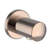 Laufen Round Wall Elbow with 42mm Projection & Vacuum Breaker - Rose Gold