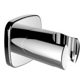 Laufen Square Wall Elbow with 52mm Projection & Vacuum Breaker - Chrome