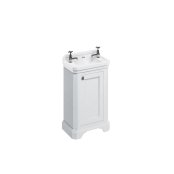 Burlington 500mm Cloakroom Vanity Unit & Basin - Matt White