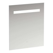 Laufen Leelo 600mm Mirror with Horizontal LED Lighting & 1 Touch Sensor - Aluminium Frame