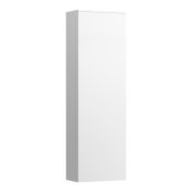 Kartell by Laufen 400 x 1300mm Left Hand Hinge Tall Cabinet - Matt White