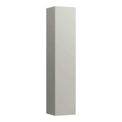 Kartell by Laufen 350 x 1650mm Left Hand Hinge Tall Cabinet - Pebble Grey