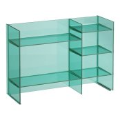 Kartell by Laufen Stackable Sound-Rack Shelf - Emerald Green