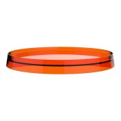 Kartell by Laufen 185mm Storage Tray Disc - Tangerine Orange