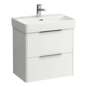 Laufen Base 570 x 360mm 2 Drawer Vanity Unit - Gloss White