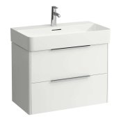 Laufen Base 735mm 2 Drawer Vanity Unit - Matt White