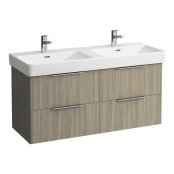 Laufen Base 1160mm 4 Drawer Vanity Unit - Light Elm