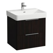 Laufen Base 570 x 440mm 2 Drawer Vanity Unit - Dark Elm