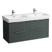 Laufen Base 1160mm 4 Drawer Vanity Unit - Traffic Grey