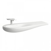 Laufen Alessi One 1200mm Countertop Basin with Right Hand Shelf - White LCC