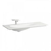 Laufen Alessi One 1200mm Slim Vanity Basin with Hidden Overflow - Matt White