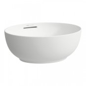 Laufen Alessi One 450mm Countertop Basin Bowl with Overflow - Matt White