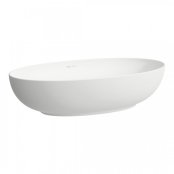 Laufen Alessi One 700mm Countertop Oval Basin Bowl - Matt White