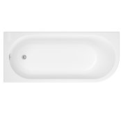 Trojan J Shape 1500 x 750mm Single Ended Left Hand Bath