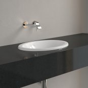 Villeroy & Boch Loop & Friends 505 x 360 x 185mm Inset Basin with Overflow - White Alpin