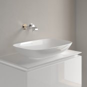 Villeroy & Boch Loop & Friends 620mm Rectangular Countertop Basin without Overflow - White Alpin