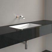 Villeroy & Boch Loop & Friends 615mm Rectangular Under Countertop Basin with Overflow - White Alpin