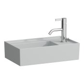 Kartell by Laufen 460mm Right Hand Cloakroom Basin - Matt Grey