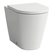 Kartell by Laufen Rimless Floorstanding Back to Wall Toilet Pan - White LCC