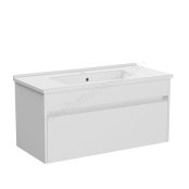 Vitra S50+ 1000mm 1 Drawer Vanity Unit & Basin - Gloss White