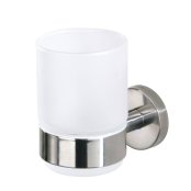 Coram Boston Glass Holder with Glass - Polished Stainless Steel