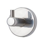 Coram Boston Large Single Robe Hook - Chrome