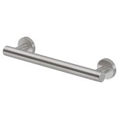 Coram Straight 300mm Safety Bar - Brushed Stainless Steel