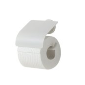 Coram Urban Toilet Roll Holder with Cover - White