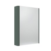 Tavistock Compass 500mm Mirrored Wall Cabinet - Viridian Green