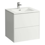 Laufen Pro S 600mm Vanity Unit with Two Drawers & Basin  - Gloss White