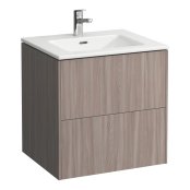 Laufen Pro S Laufen Pro S 600mm Vanity Unit with Two Drawers & Basin  - Light Elm