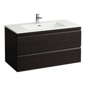 Laufen Pro S Laufen Pro S 1000mm Vanity Unit with Two Drawers, 1 Interior Drawer & Basin  - Wenge