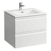 Laufen Pro S Laufen Pro S 600mm Slim Vanity Unit with Two Drawers & Basin  - Matt White