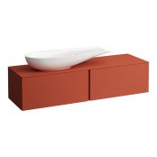 Laufen Alessi 1600mm Drawer Element with Left Cut-Out - Terracota