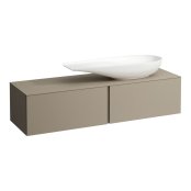 Laufen Alessi 1600mm Drawer Element with Right Cut-Out - Pearl Beige