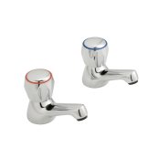 Vado Astra Basin Pillar Taps 1/2" - Chrome