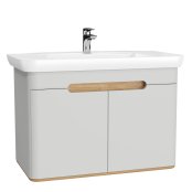 Vitra Sento 1000mm Vanity Unit & Basin - Matt Light Grey