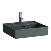 Kartell by Laufen 500mm SaphirKeramik Basin - Matt Graphite