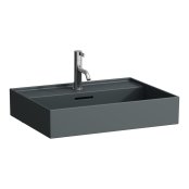 Kartell by Laufen 600mm SaphirKeramik Basin - Matt Graphite