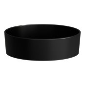 Kartell by Laufen 420mm SaphirKeramik Countertop Basin - Matt Black